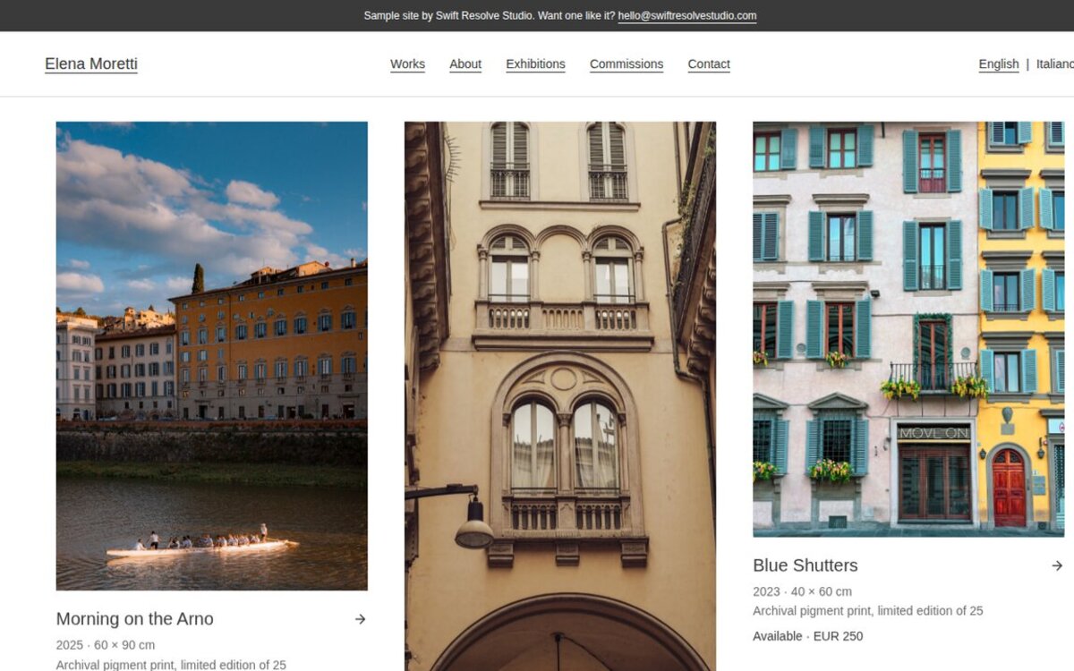 Photographer Portfolio
